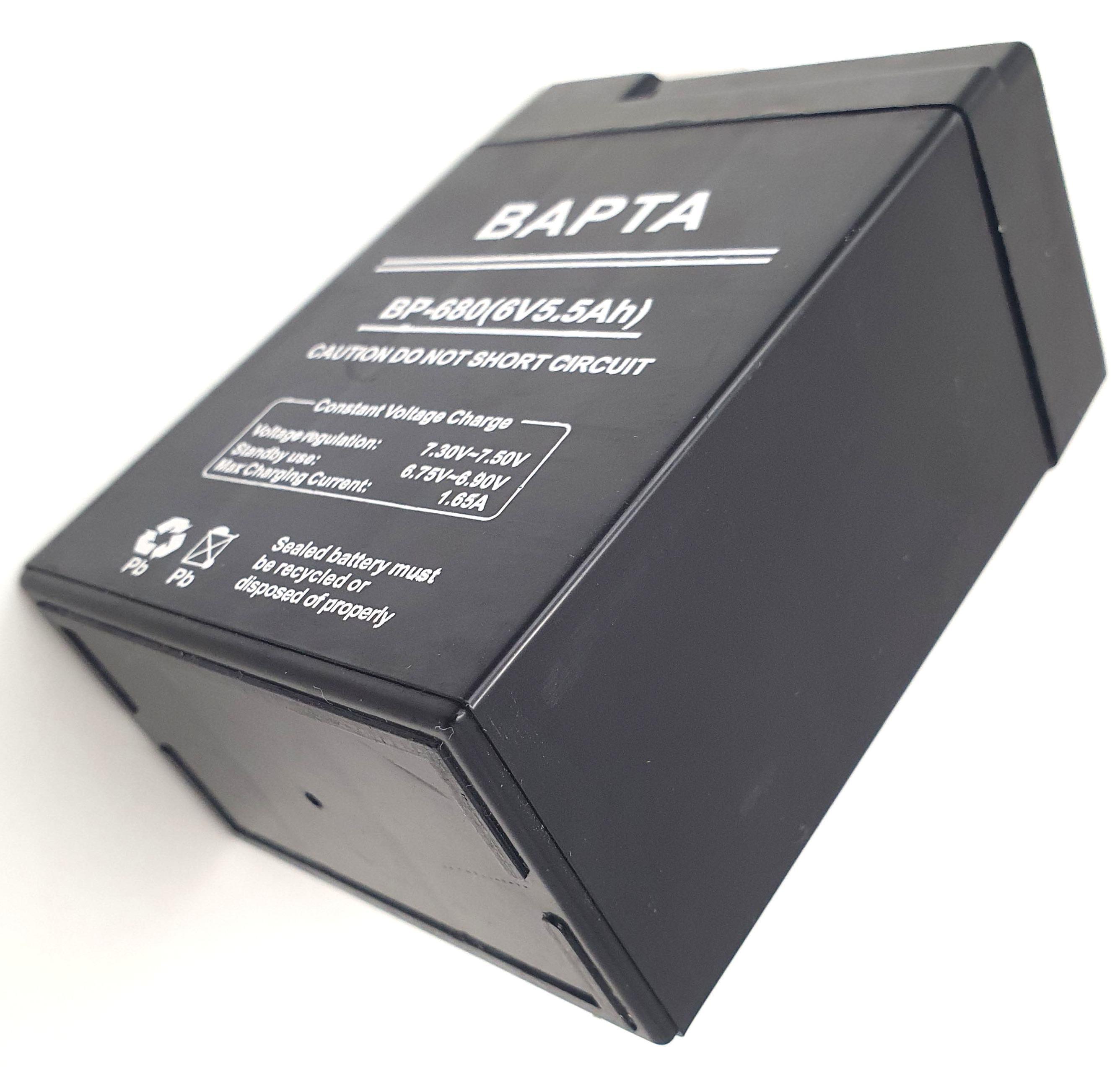 Акумулятор BAPTA 3FM-6 6V 5.5A - фото 3 Акумулятор BAPTA 3FM-6 6V 5.5A - фото 3