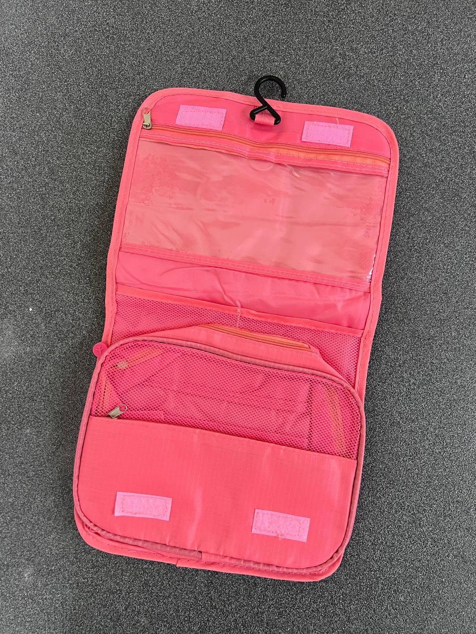 Сумка дорожная с крючком для душа косметики Travel Коралловый (1469789699)