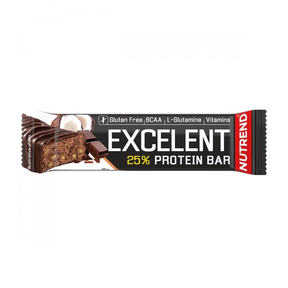 Батончик протеїновий NUTREND Excelent Protein bar шоколад/кокос 85 г