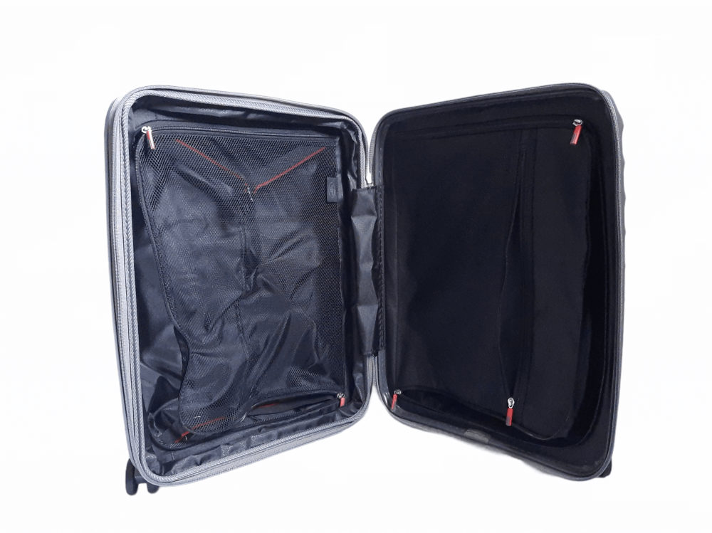 Валіза дорожня Airtex 242 S під ручну поклажу поліпропілен 45 л 55x39,5x22,5 см Сірий - фото 6