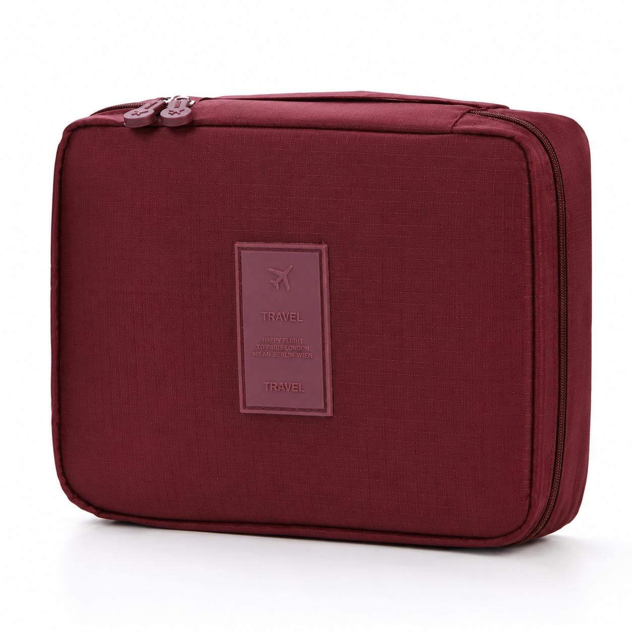 Косметичка-несесер дорожная Travel Case Бордовый (2133929286)