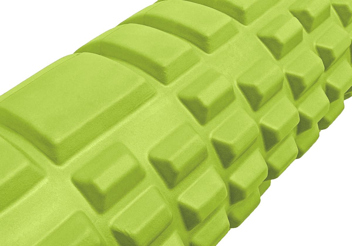 Масажний ролер EasyFit Grid Roller v.3.1 60 см Салатовий (EF-2037-GN) - фото 3