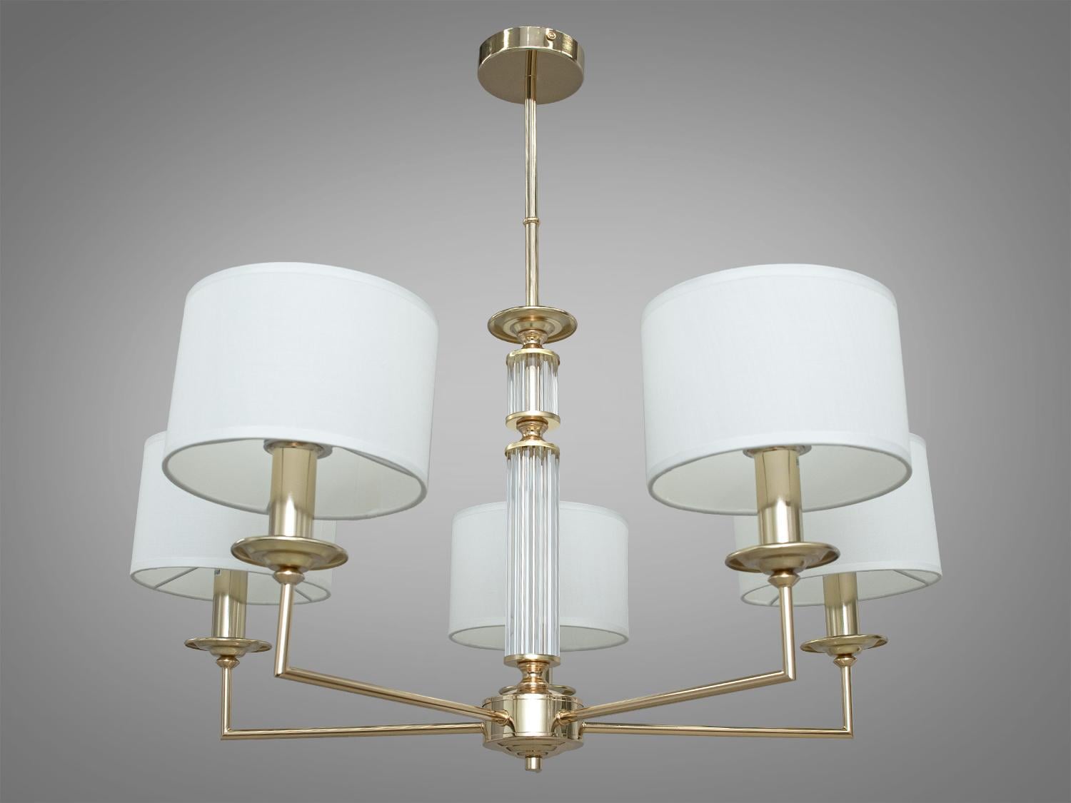 Люстра з абажурами Diasha 1015/5G Золотистий Люстра з абажурами Diasha 1015/5G Золотистий