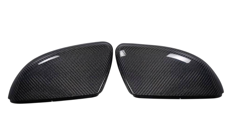 Наклкадки на зеркала DDCarbon для HB 2010-2013 для Volkswagen Golf 6 натуральный карбон (150670)