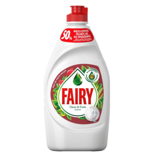 Засіб для миття посуду Fairy Clean&Fresh Granat 450 мл