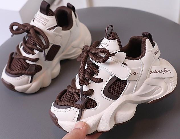 Кроссовки детские Tezaz р. 21 Бежевый (3009)