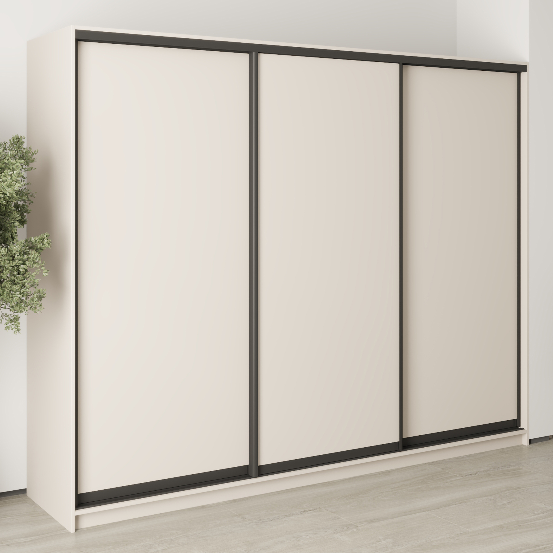 Шкаф-купе трехдверный Mebel Star Комбо BG MBS-8946 260х60х210 см Кашемир (1008935) Шкаф-купе трехдверный Mebel Star Комбо BG MBS-8946 260х60х210 см Кашемир (1008935)