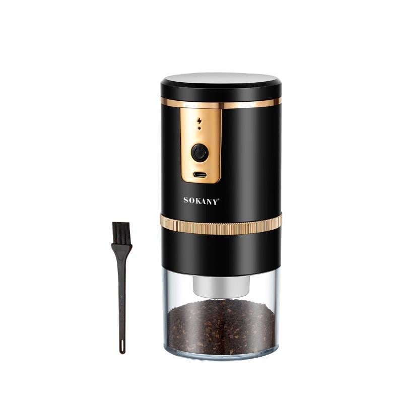 Кофемолка аккумуляторная Sokany SK-04026 для мелкого помола 1200 mAh USB автоматическая 250 мл (5870)