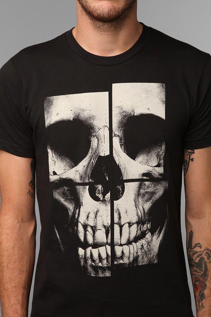 Футболка мужская с принтом Pin-000-549 повседневная M Черный (2634326229)