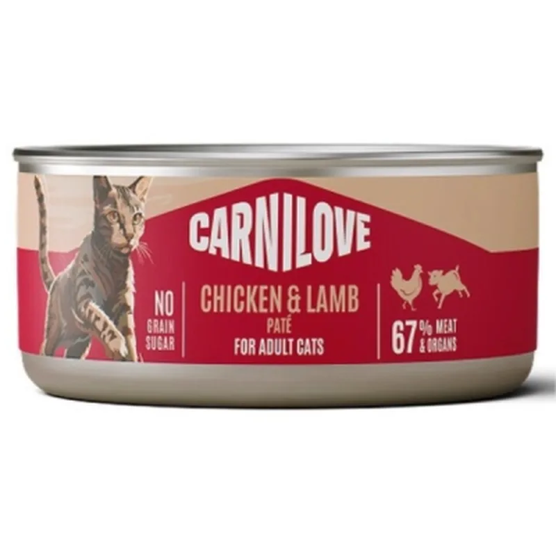 Паштет для котів Carnilove Chicken&Lamb 100 г (8595602582860)