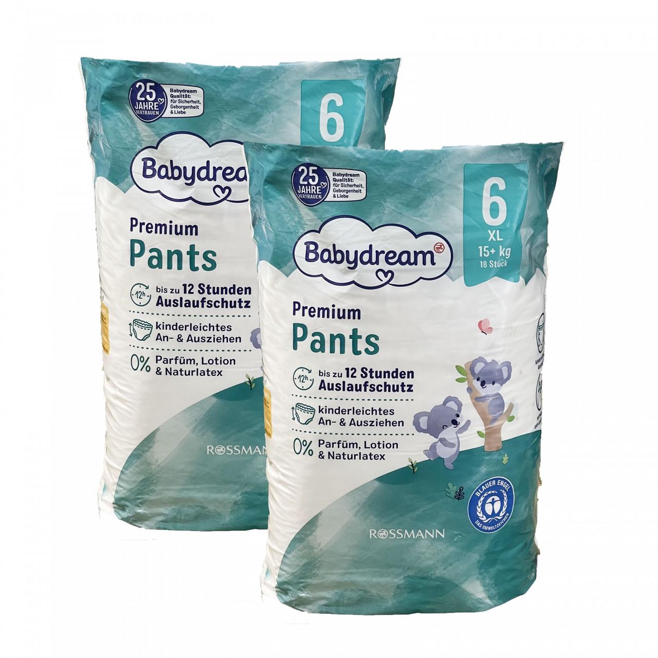 Підгузки-трусики дитячі Babydream Premium 6 р. 15+ кг 36 шт. (1838195537)