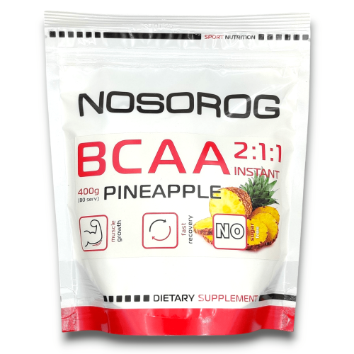Аминокислота Nosorog Nutrition BCAA 2:1:1 Instant Ананас 400 г (10017-02)