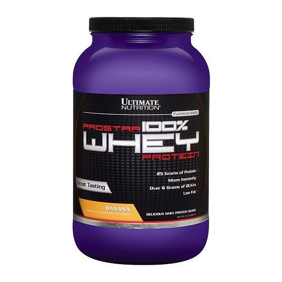 Протеїн Ultimate Nutrition Prostar 100% Whey Protein 907 г 30 порцій Banana