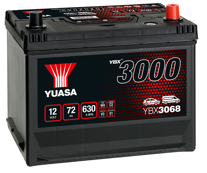 Аккумулятор YuasaBatteryEuropeGmb SMF Battery YBX3069 12V 72Ah