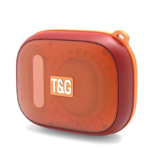Портативная колонка TG394 Bluetooth IPX7 со шнурочком Red (593958)