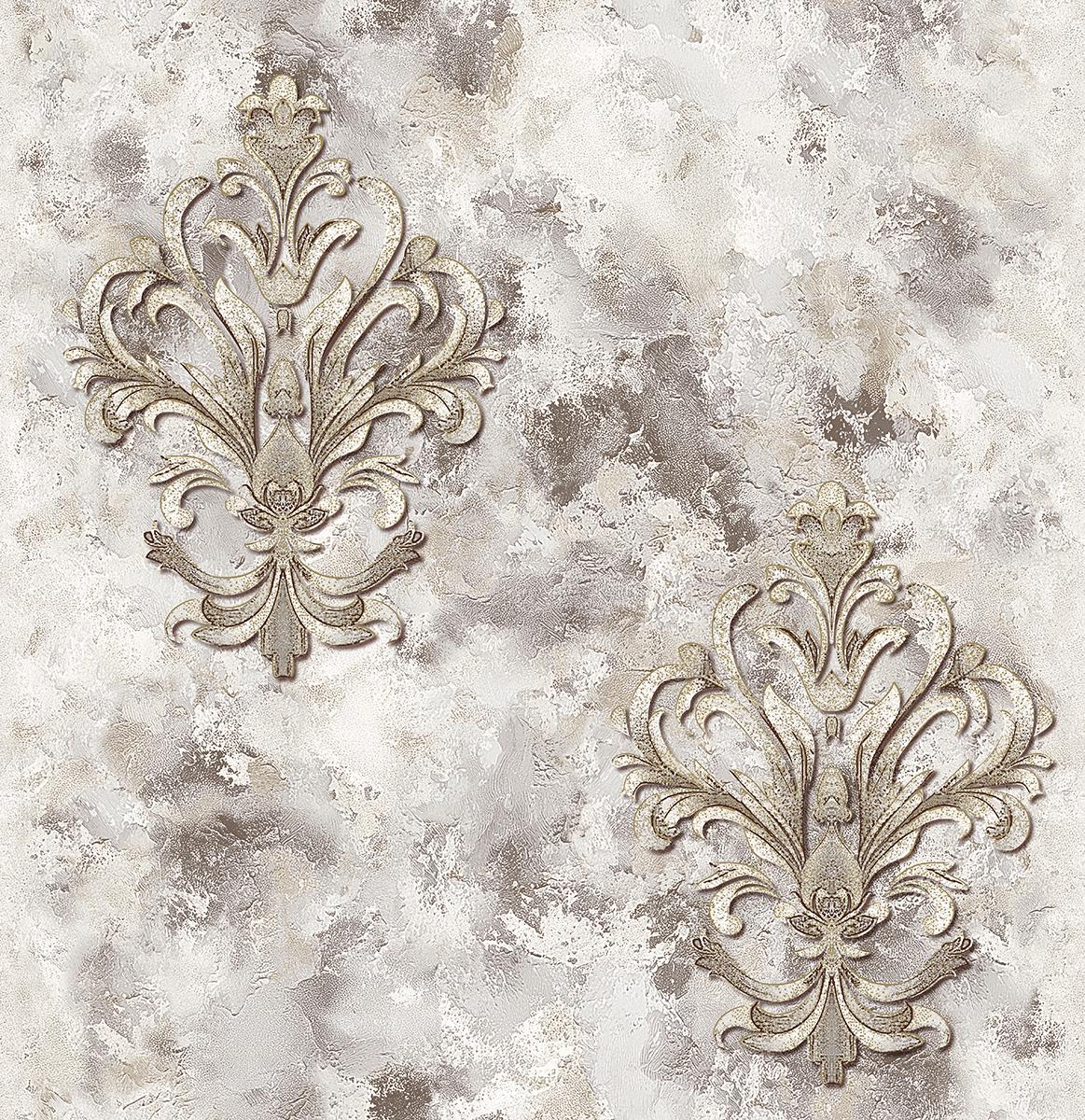 Обои бумажные дуплекс Континент Кайман Бежевый (150)