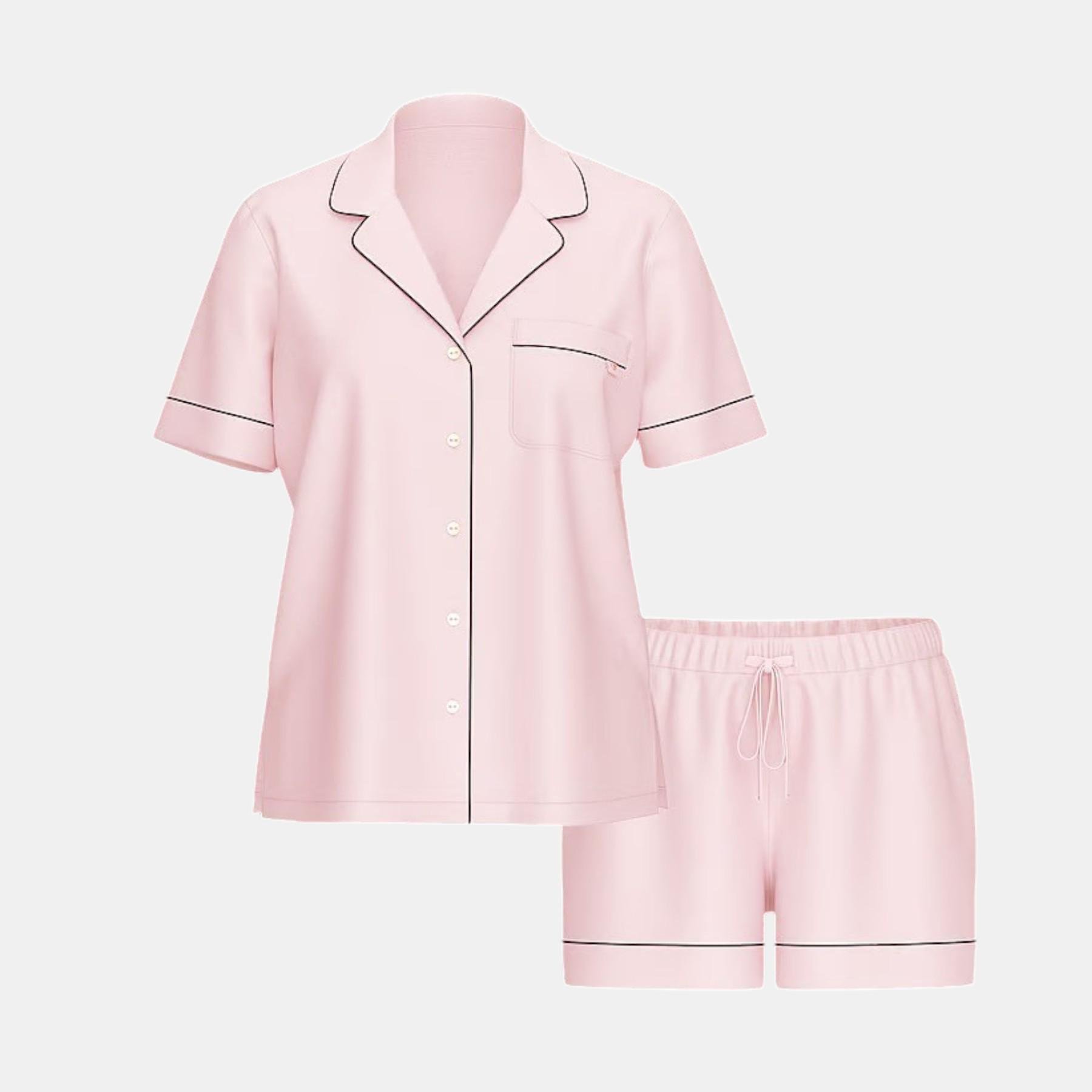 Піжама модал сорочка/шорти Victoria's Secret Modal Soft Short Pajama Set XS Рожевий (27058172) - фото 4 Піжама модал сорочка/шорти Victoria's Secret Modal Soft Short Pajama Set XS Рожевий (27058172) - фото 4