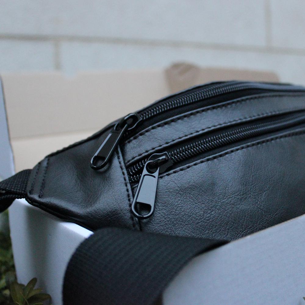 Сумка на пояс из эко-кожи Черный - фото 9 Сумка на пояс из эко-кожи Черный - фото 9
