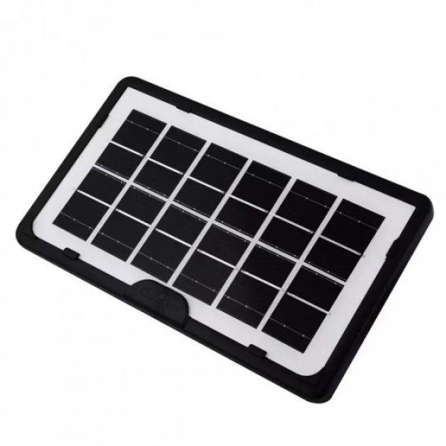 Ліхтар LED CcLamp GD-102 Bluetooth із сонячною панеллю/радіо/MP3 плеєр/функцією повербанку та 3 лампочками Чорний - фото 7 Ліхтар LED CcLamp GD-102 Bluetooth із сонячною панеллю/радіо/MP3 плеєр/функцією повербанку та 3 лампочками Чорний - фото 7