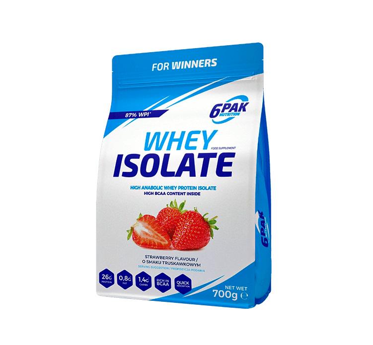Протеин 6PAK Nutrition Whey Isolate 700 g /23 servings/ Strawberry