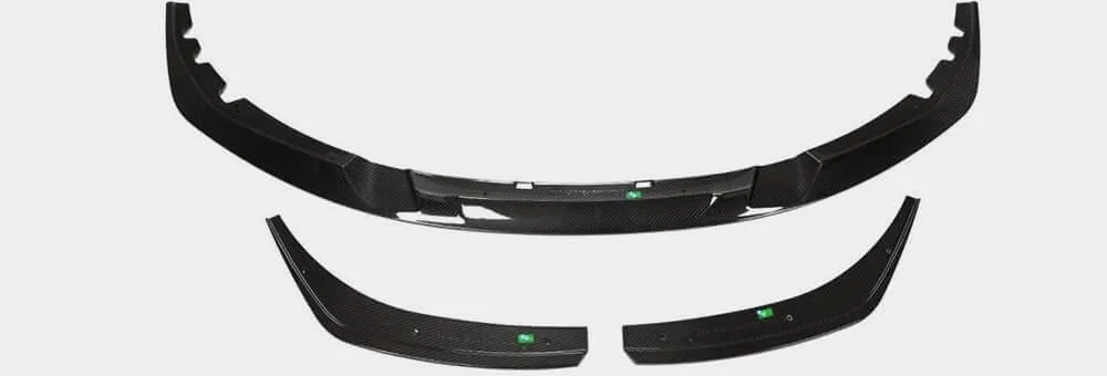 Накладка на передний бампер DDCarbon V4 M-Sport/BMW 4 серия G22/23/26 2020- карбон (136711)