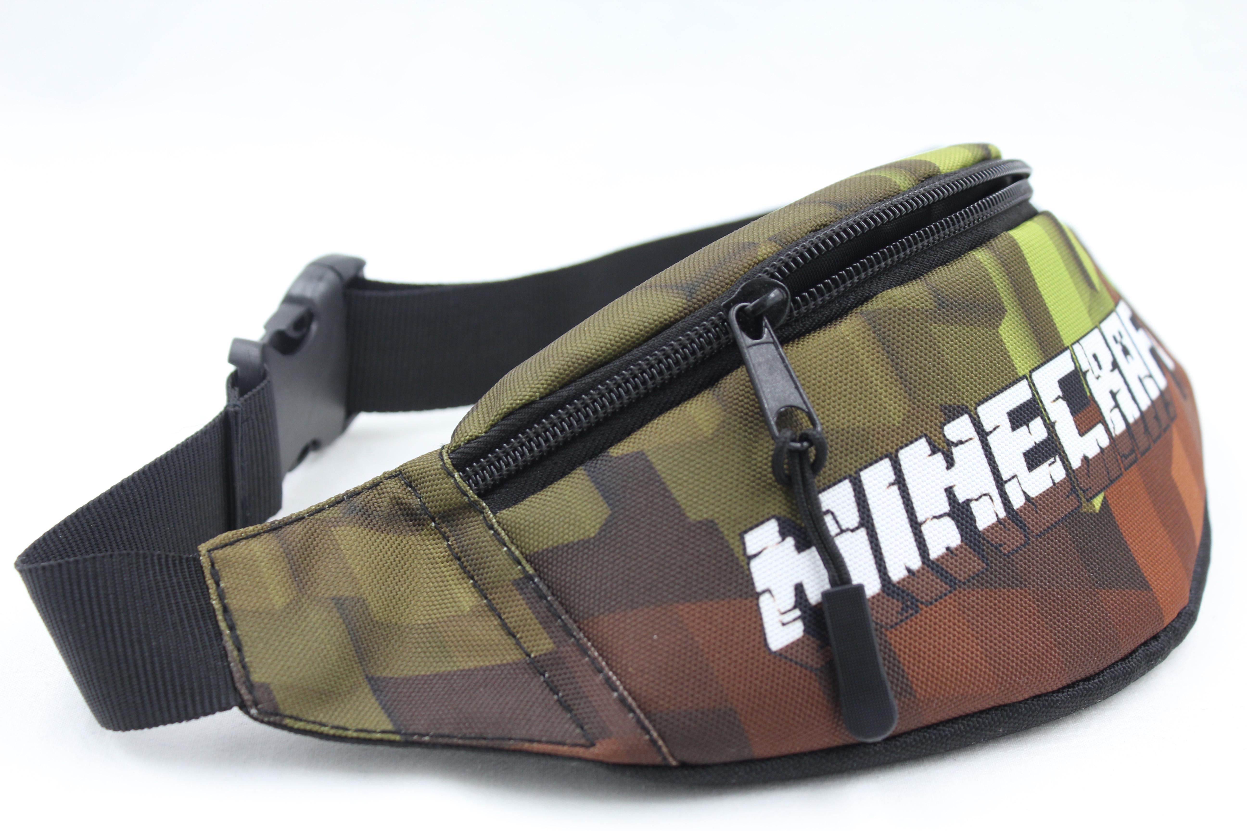 Сумка бананка дитяча для хлопчика Майнкрафт Лого (Д-005) - фото 4 Сумка бананка дитяча для хлопчика Майнкрафт Лого (Д-005) - фото 4