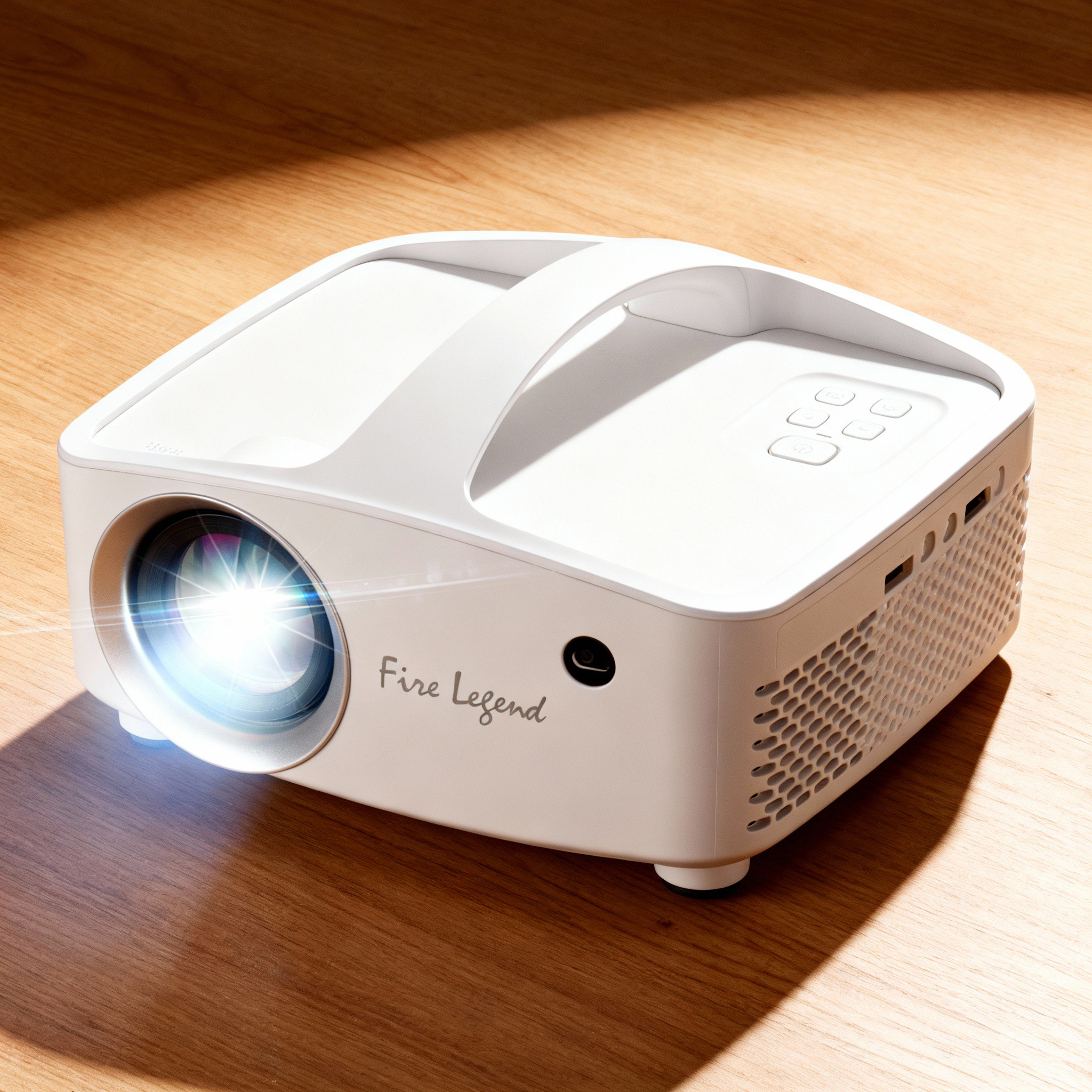 Проектор AOpen QF13s LED Full Hd с динамиком мультимедийный для офиса/школы и дома Серый (MR.P0711.001)