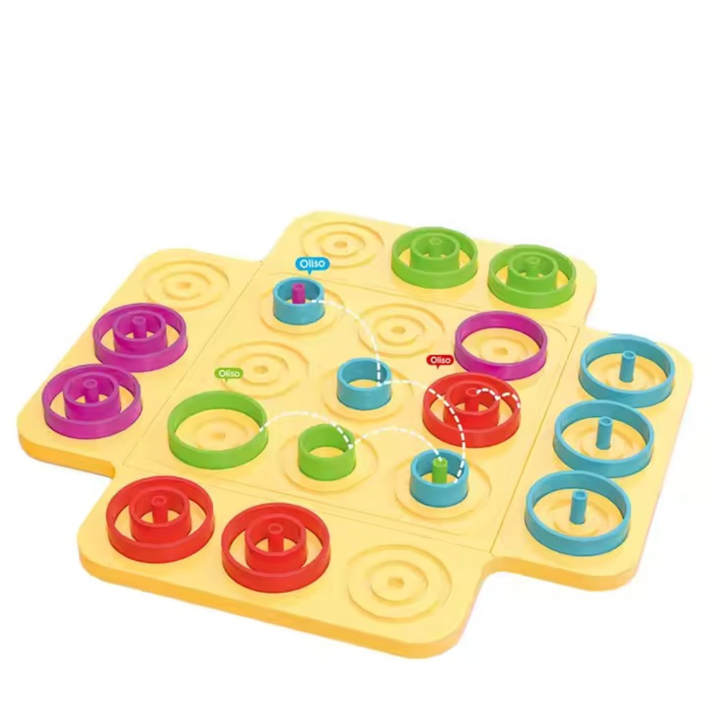 Настільна гра Oliso дитяча розважальна на логіку мислення для дітей від 2 до 4 гравців - фото 3 Настільна гра Oliso дитяча розважальна на логіку мислення для дітей від 2 до 4 гравців - фото 3