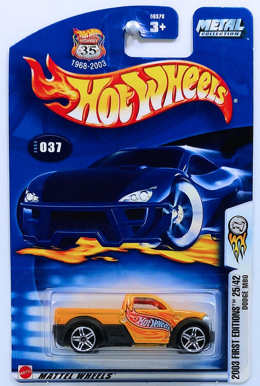 Игрушечная машинка Hot Wheels Dodge M80 2003 First Editions №037 (56378)