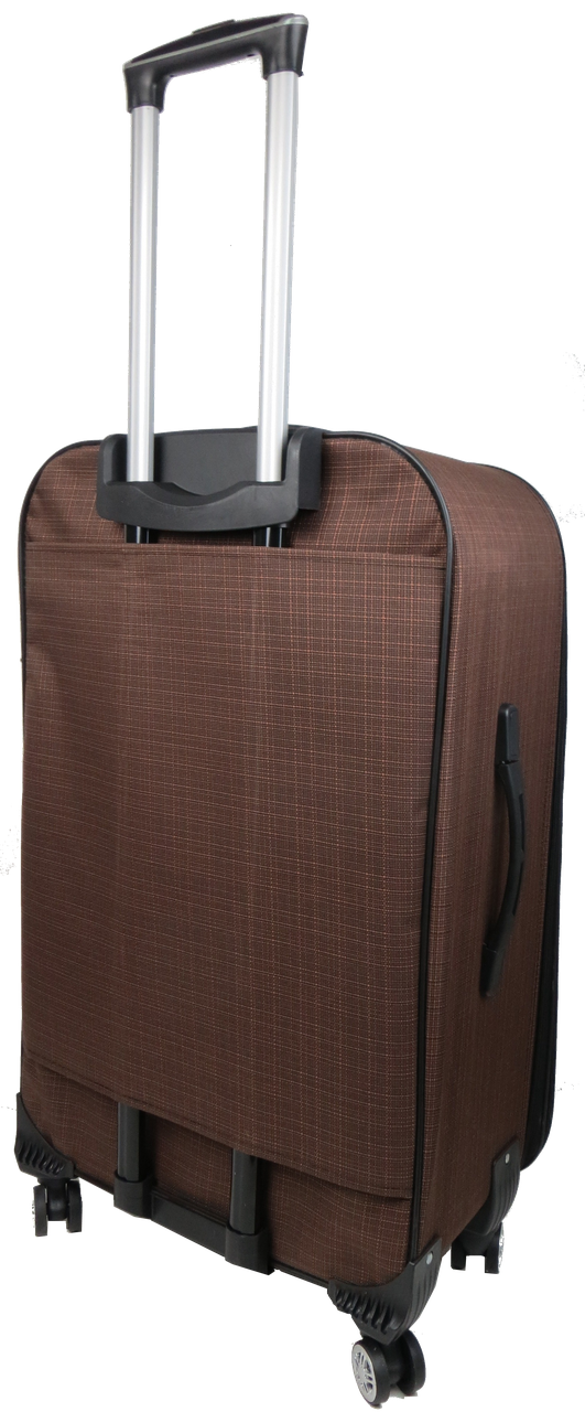 Чемодан на колесах Gedox GD Polo большой тканевый 100 л Коричневый - фото 3 Чемодан на колесах Gedox GD Polo большой тканевый 100 л Коричневый - фото 3