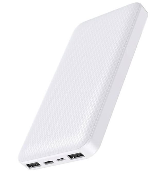 Повербанк Borofone Minimalist BJ3 10000 mAh 2хUSB Type-C 2 A Білий (548525)