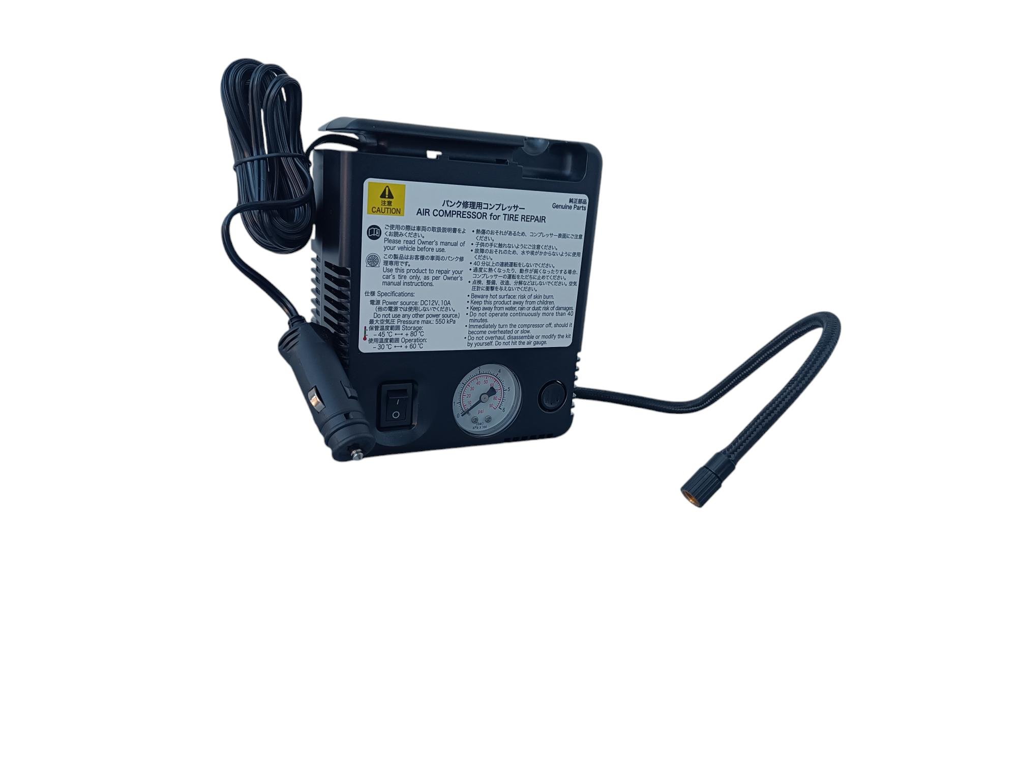 Компрессор штатный для подкачки и ремонта шин Toyota/Lexus (42680-F4012) - фото 3 Компрессор штатный для подкачки и ремонта шин Toyota/Lexus (42680-F4012) - фото 3