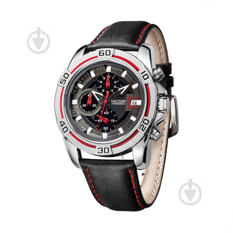 Часы Megir Silver Black MG2023 (ML2023GBK-1) - фото 2