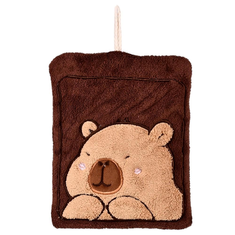 Кухонное полотенце с петелькой Capybara R37179 22х17 см Темно-коричневый (29425334)