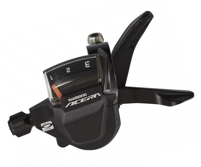 Манетка Shimano SL-M3000 Acera левая 3 скорости с тросом Черный (SHLL-022)