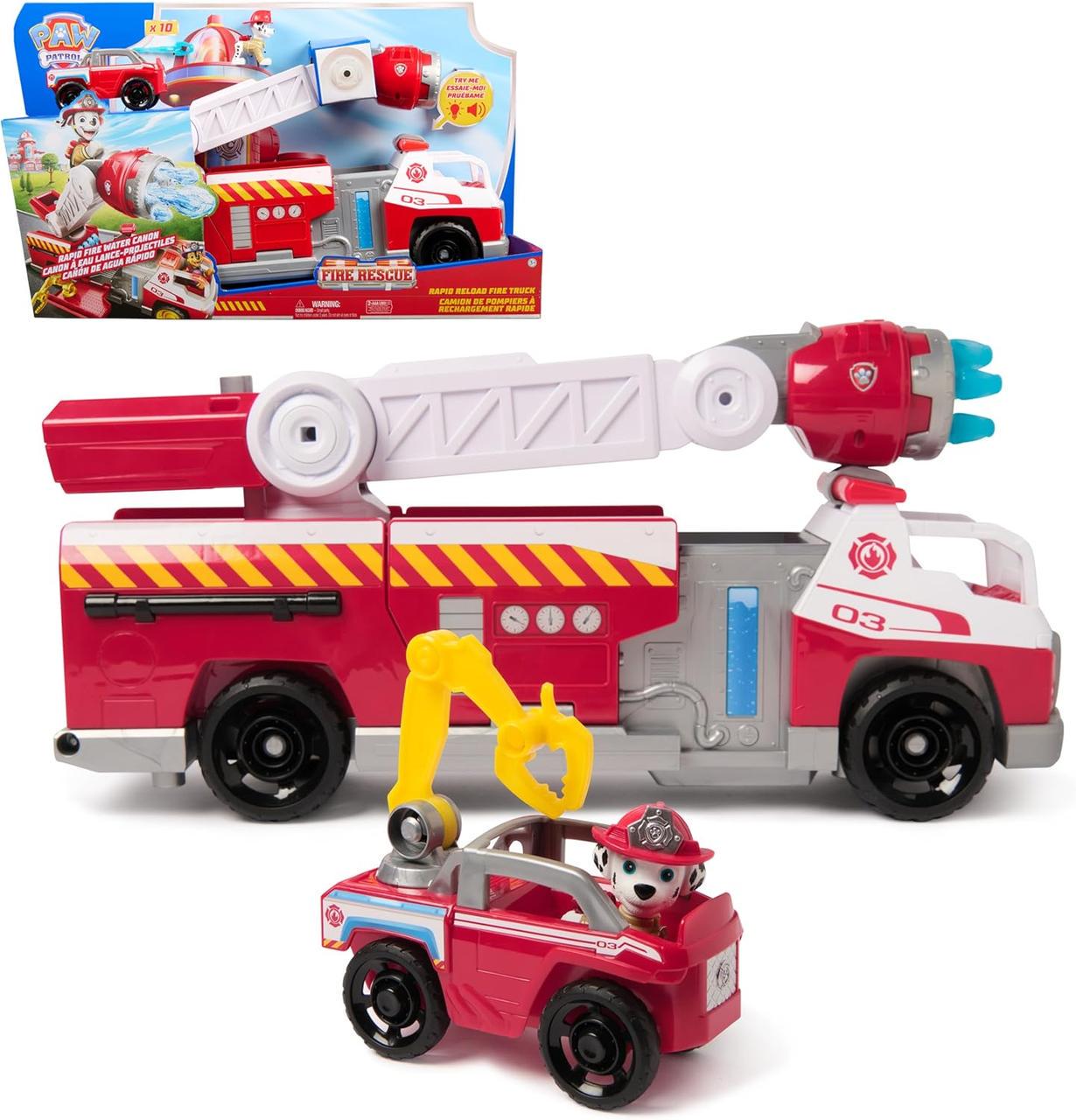 Пожарная машина Маршала Spin Master PAW Patrol Fire Rescue Rapid Reload Truck (SM97239/6072600)