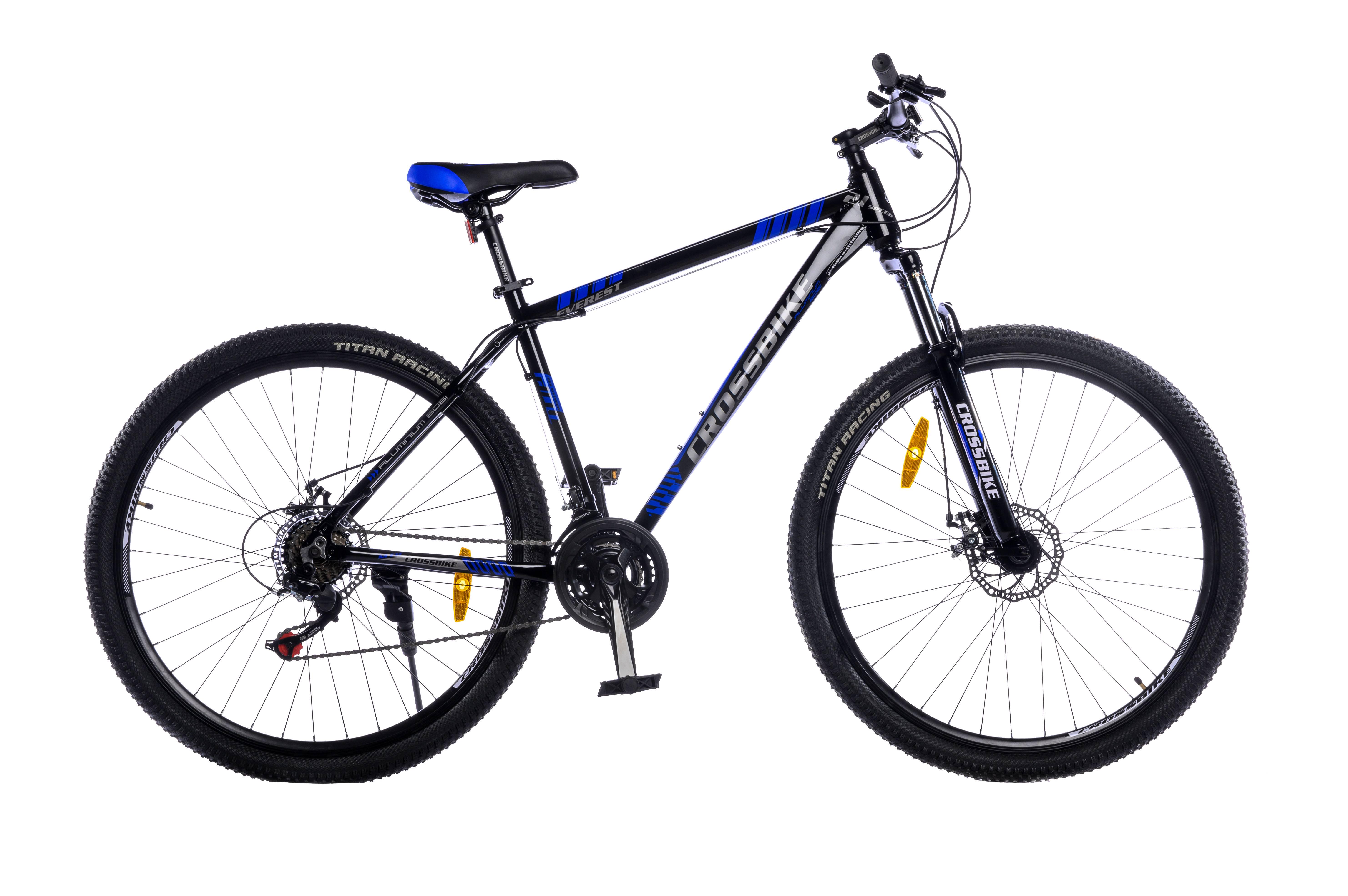 Велосипед CrossBike Everest 29"19" Черно-синий