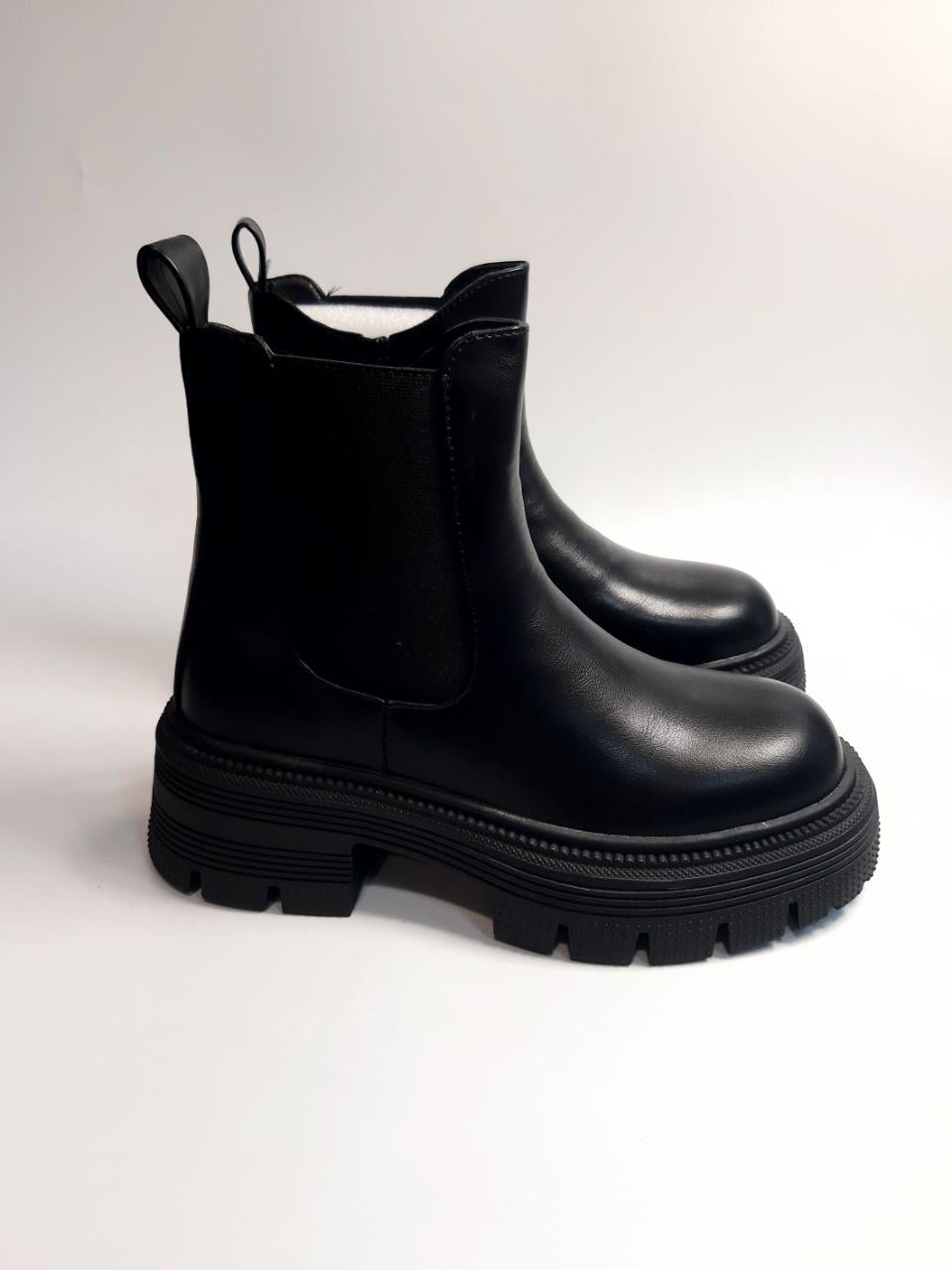Ботинки Apawwa для девочки р. 33 22 см Черный (5103 black) Ботинки Apawwa для девочки р. 33 22 см Черный (5103 black)