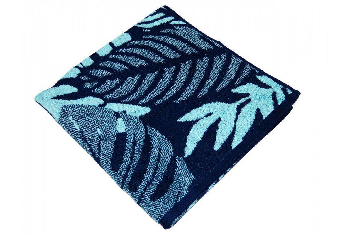 Рушник пляжний махровий 70х150 см Синій (1221) - фото 4 Рушник пляжний махровий 70х150 см Синій (1221) - фото 4