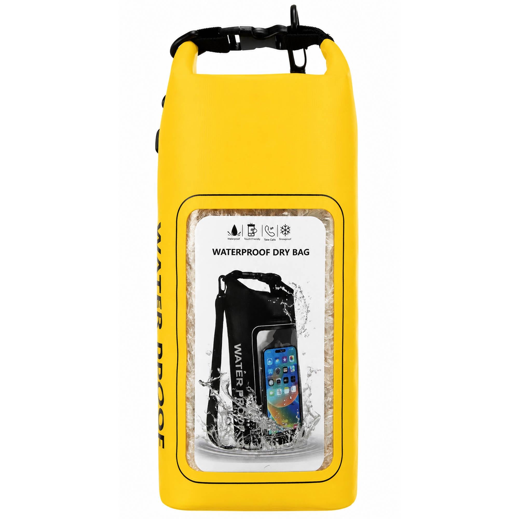 Гермомешок водонепроницаемый SP-Sport Waterproof Bag 2 л Желтый (TY-7479)