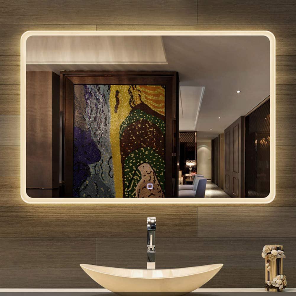 Зеркало Dim Dzerkal DOMIA с LED-подсветкой и сенсорным управлением 50х70 см (9922)