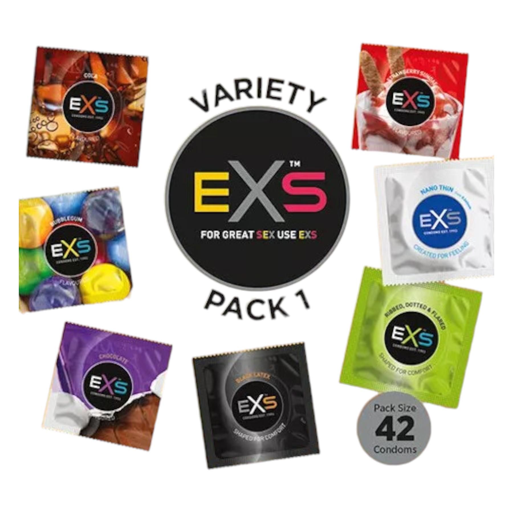 Презервативы EXS Pack 1 набор 42 шт. разнотипные классические и оральные - фото 2 Презервативы EXS Pack 1 набор 42 шт. разнотипные классические и оральные - фото 2