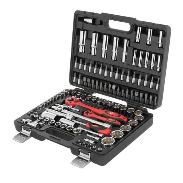 Набор инструментов Intertool ET-6109 Cr-V с 12-гранными головками 1/2" и 1/4" 108 шт. (14453352) - фото 1 Набор инструментов Intertool ET-6109 Cr-V с 12-гранными головками 1/2" и 1/4" 108 шт. (14453352) - фото 1