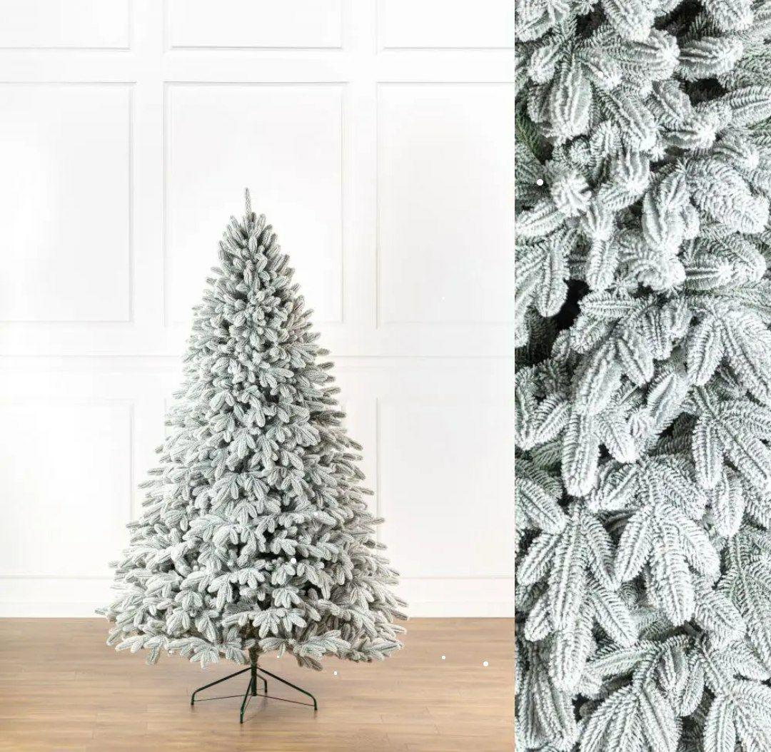 Штучна ялинка засніжена Лапландська лита з металевою підставкою 2,30 м Білий (NYT15059) - фото 10 Штучна ялинка засніжена Лапландська лита з металевою підставкою 2,30 м Білий (NYT15059) - фото 10