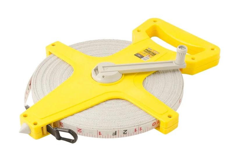 Рулетка геодезическая MasterTool полотно из стекловолокна 100 м 13 мм (66-1013) Рулетка геодезическая MasterTool полотно из стекловолокна 100 м 13 мм (66-1013)