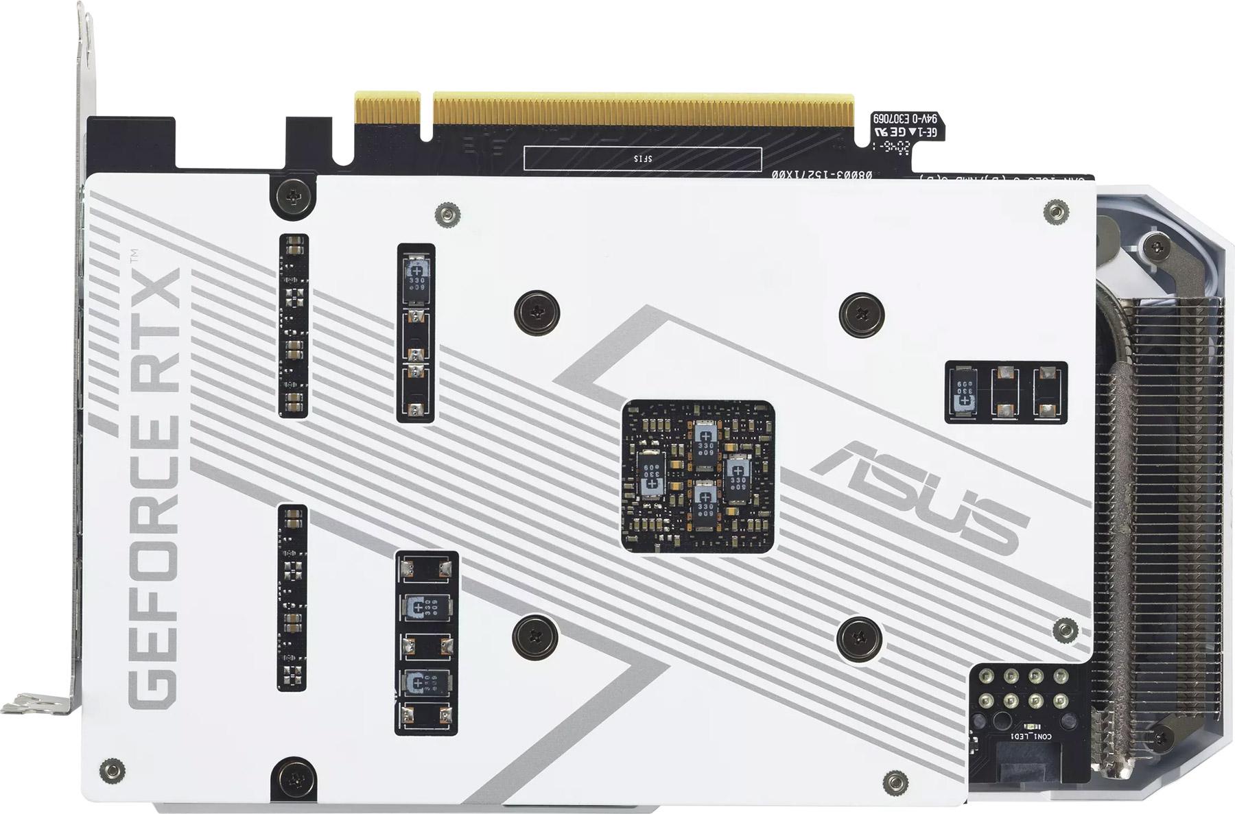 ᐉ Видеокарта ASUS Dual GeForce RTX 3060 White OC Edition 8GB