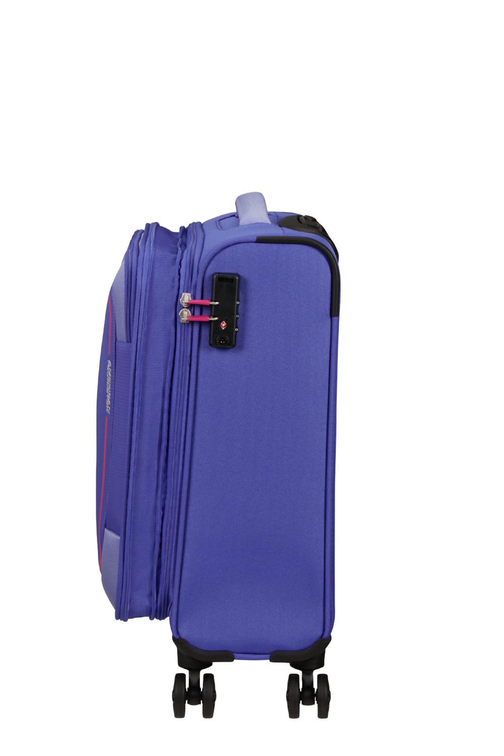 Чемодан American Tourister PULSONIC 55x40x23/26 см Фиолетовый (MD6*61001) - фото 5