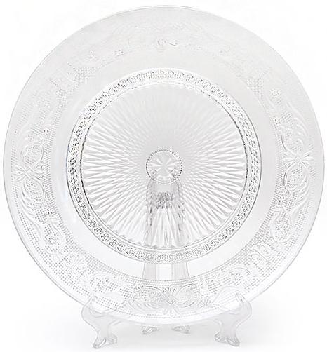 Набор стеклянных блюд Ajour Ø 29 см сервировочные 2 шт. (BD-513-T12)