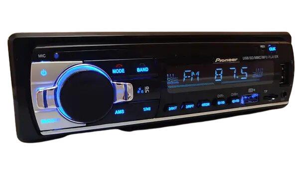 Автомагнитола 520BT 2USB Bluetooth + микрофон USB/SD/MMC Черный (lp-91001_525)