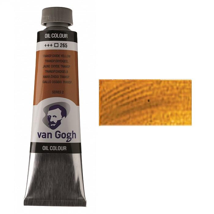 Масляная краска Van Gogh туба 40 мл 265 Прозрачная окись желтая (02052653)